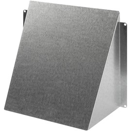 Repa Market 200 x 200mm Galvanised Steel Vent Cover - Exhaust Hood with Rain Cover - Indoor and Outdoor Ventilation Hood HVAC Exhaust Duct Exhaust Cap