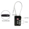 TSA Approved Luggage Travel Lock, Set-Your-Own Combination Lock for School