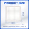PATIKIL 14x14 Inch Plastic Ventilation Grille, Adjustable Outlet Air Vent