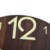 11.81in Luminous Wall Clock Wooden Round Decorative Clocks for Kitchen