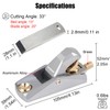 TOOLCOOL Low Angle Block Plane Wood Plane Mini Hand plane