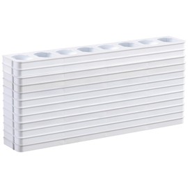 Prang Refillable Oval Watercolor Trays, White, 12 Count, Trays ONLY