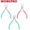 WORKPRO 3 Pack Jewelry Plier Set Needle Nose/Chain Nose Pliers