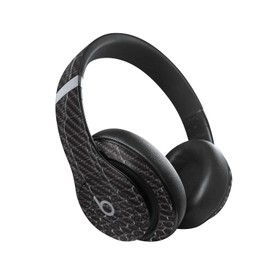 MightySkins Carbon Fiber Skin Compatible with Beats Studio Pro - Black Gator Skin | Protective, Durable Textured Carbon Fiber Finish | Easy to Apply
