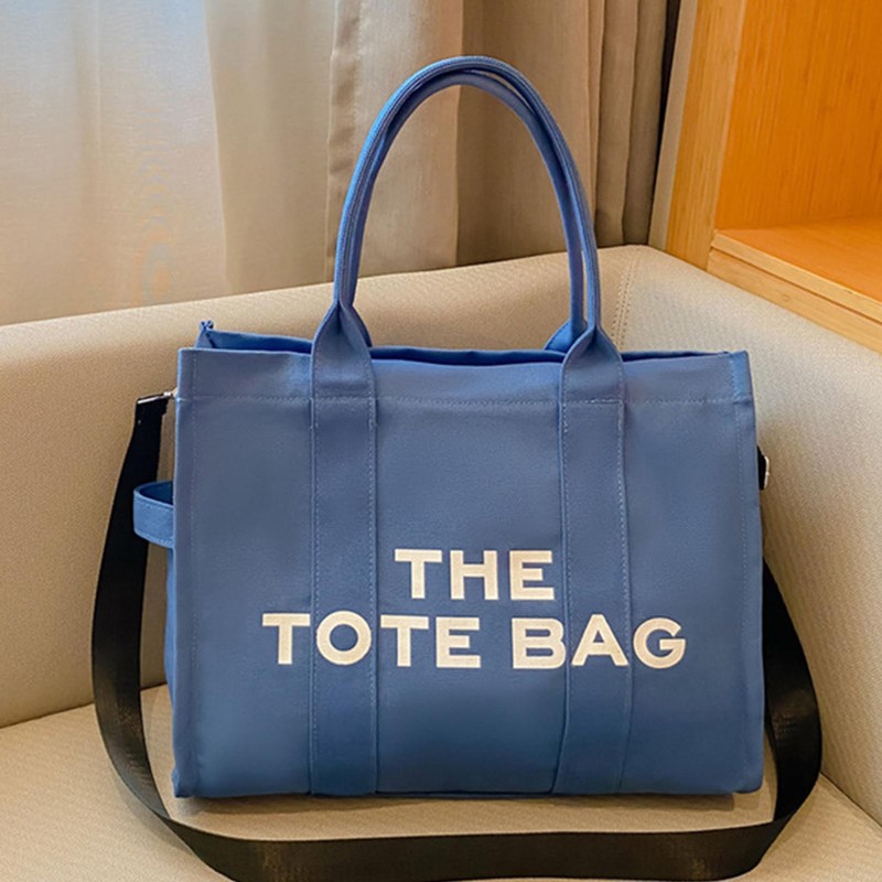 Women Bag Canvas Waterproof Large Capacity Casual Shoulder Bag with