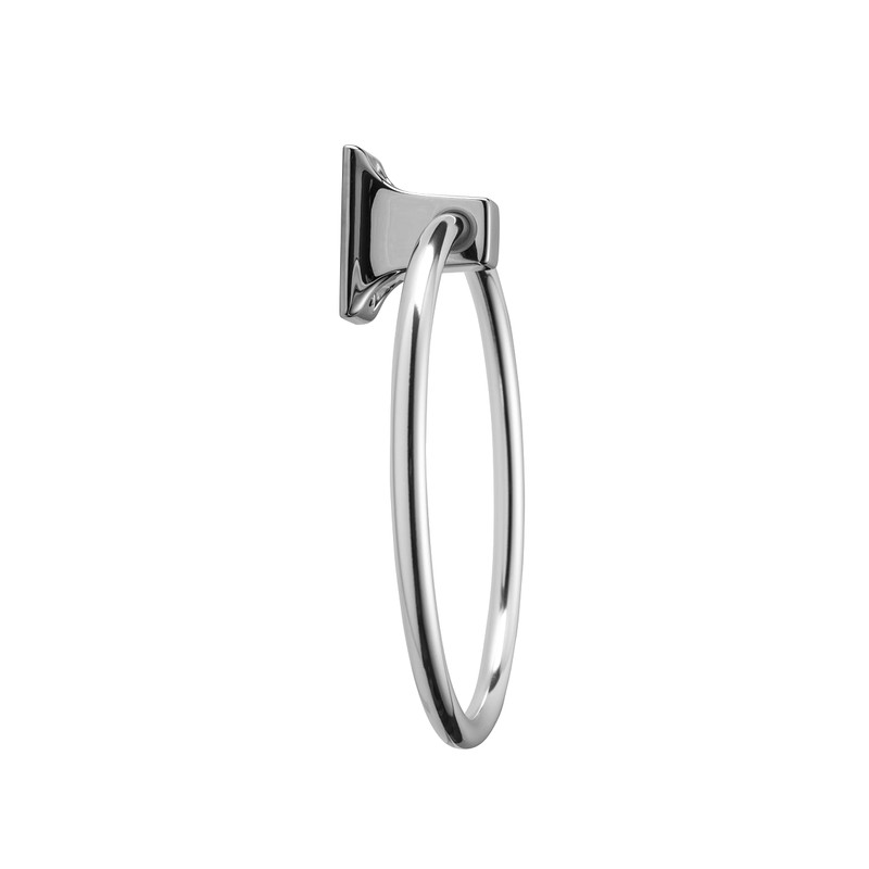 Croydex Sutton Wall Mounted Towel Ring with Zinc Alloy Construction,