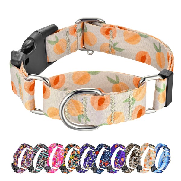 Hikiko Martingale Collar for Dogs Peach Dog Collar for Small