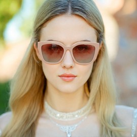 ZENOTTIC Polarized Sunglasses Women Oversized Sun Glasses Womens Trendy Retro Sunglass Square UV400 Protection Shades