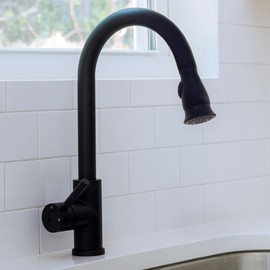 Danco Smart Spray Pull Down Faucet Spray Head in Matte Black (12126)