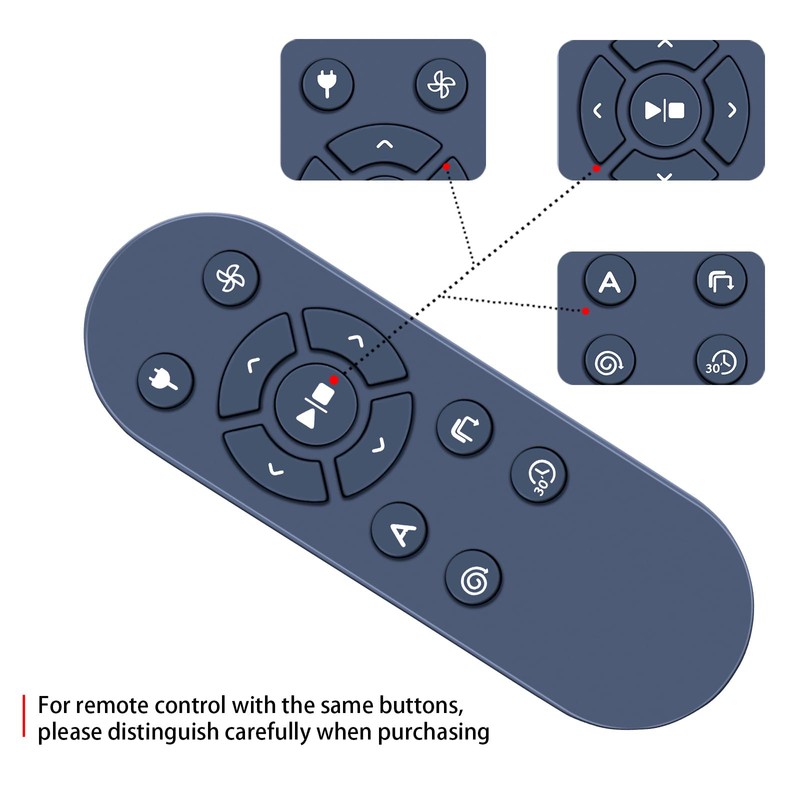 New Remote Control for Eufy RoboVac 15C, 25C, 30C, 35C,