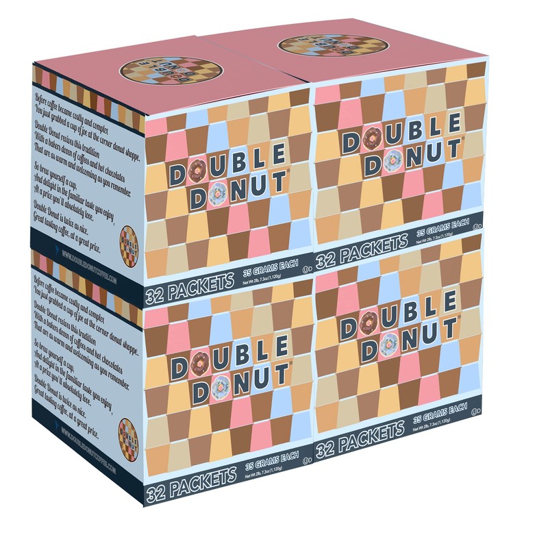 Double Donut Hot Chocolate Variety Pack 128 Ct (4 X