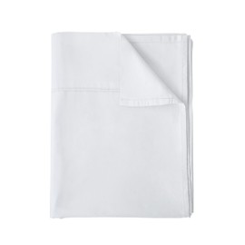 Flat Sheet Only Queen Size, 400 TC 100% Egyptian Cotton Flat Sheet - Wrinkle, Fade, Stain Resistant (White, Queen)