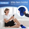 Comfpack Ankle Ice Pack Wrap for Plantar Fasciitis, Swelling, Reusable
