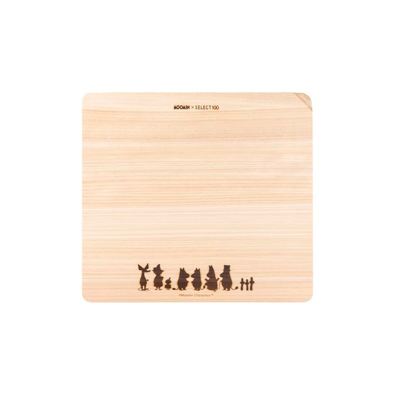 Kai AP5124 Moomin Cutting Board, 9.1 x 8.3 inches (230