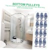 TEHAUX 12pcs Shower Door Rollers Replacement Smooth Low Noise Pulleys
