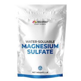 Boca Hydro Magnesium Sulfate Water Soluble Plant Food for All Plants, Vegetables, Flowers and Trees. (5 Lb)