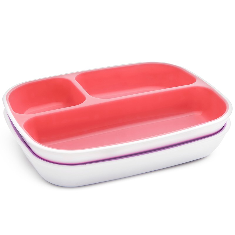Munchkin® Splash™ 4 Piece Toddler Divided Plate and Bowl Dining