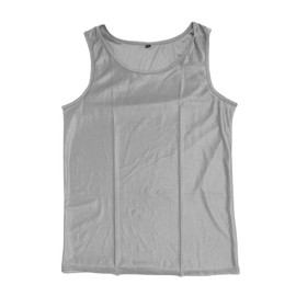 EMF Vest Sleeveless T Shirt with Comfortable EMF Beanie Pullover, Fiber Fabric, EMF Blocker, EMF Clothing for Various Occasion, Men and Women (M) Grey