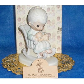 Precious Moments Purr-Fect Grandma Figurine E3109 by Precious Moments