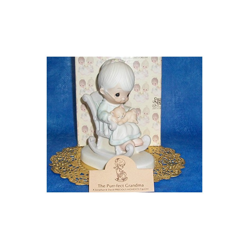 Precious Moments Purr-Fect Grandma Figurine E3109 by Precious Moments