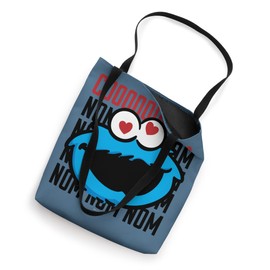 Sesame Street Cookie Monster Coooooookies Tote Bag, White