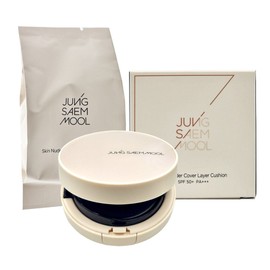 Jeong Saem Mool Skin Nuder Cover Layer Cushion Original 14g + Refill 14g Select 1 / 정샘물 스킨누더 커버레이어 쿠션 본품14g+리필14g 선택1