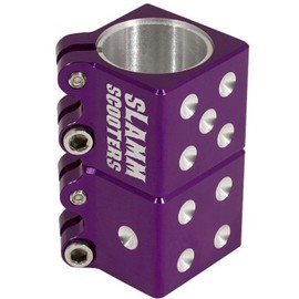 Slamm Scooters Dice Clamp, Unisex Adult, Purple, One Size