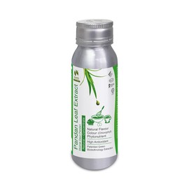 Pandan Extract Liquid Concentrate | No Artificial Additives, No Sugar Added | 100% Natural Asian Gourmet Flavoring & Coloring Ingredient for Healthy Baking & Beverages (80g)