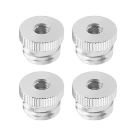 VGOL 4Pcs 1/4 Inch - 20 to 5/8 Inch - 11 Laser Adapter Screw Adapter Studs Aluminum Alloy Threaded Adapter Accessories for Camera Tripods Mic Stands
