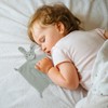 Organic Cotton Muslin Bunny Lovey Blanket, Soft & Breathable Security