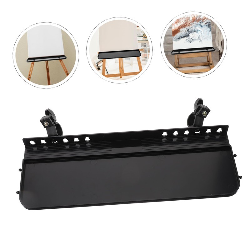 OHPHCALL Easel Tray Aluminum Paint Holder Easel Replacement Parts Painting