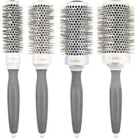 Kobe K-Pro Set of 4 Ceramic + Ionic Radial Blowout Brush - Blowdry Brush - Heat-Retaining
