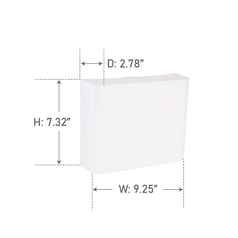 Craftmade CL4000-W Builder Door Chime with Loud Mechanism, 9"H x