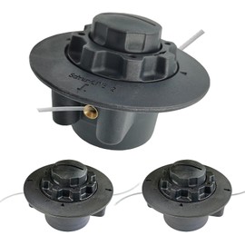 3 Pack C5-2 Trimmer Heads for Stihl FS38 FS40 FS45 FS46 FS50 FSE60 FSE71 FSE81 – Compatible with 4006 710 2106 & 4006 710 2103 – Includes M8 x 1.25 LHF Bolt, Works with .080” .095” .105” Line