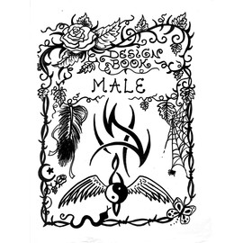 Male Tattoo Design Book, Inspiration Guide, and Adult Coloring Book. 100s of Intricate High-Res Henna Body Ink Artwork Sketches by Professional Artists to Trace, Stencil or Freehand