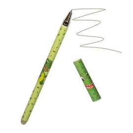 Tapirella - Set of 12 Gel Eraser Pens Dino - with Eraser to Remove Ink - Green - Erasable Gel Pens by Lutz Mauder Gel Pens Kids and Adults - Ink Pen