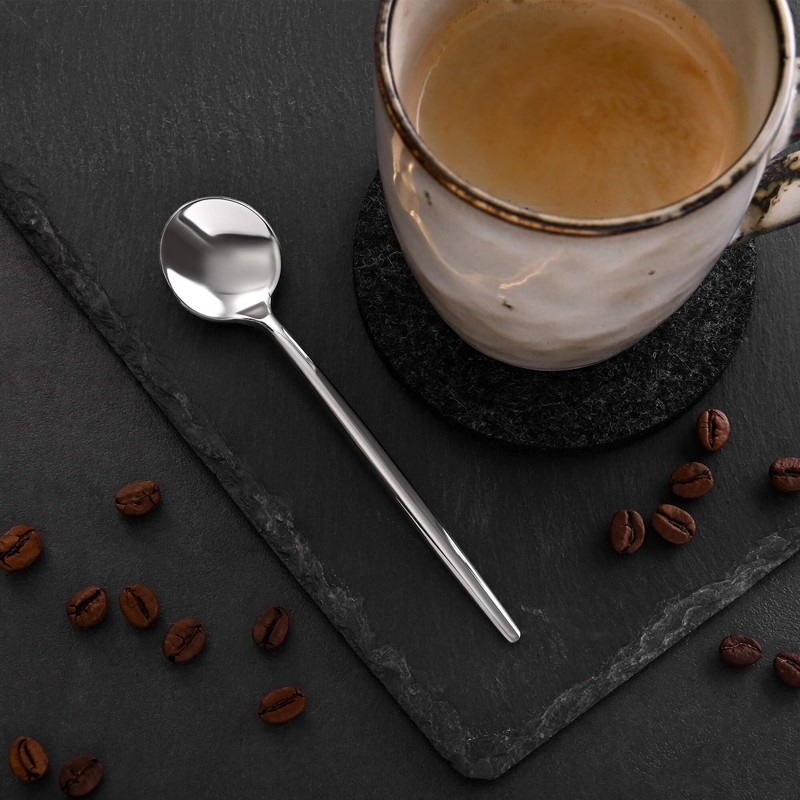 GRÄWE Provence Coffee Spoons, Set of 6, Dishwasher Safe, Dessert