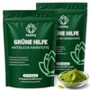 Green Detoxification Powder with Spirulina and Matcha - 2 Pack