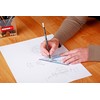 Kores Grafitos HB pencil with eraser, 12 pieces, colour: black