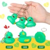 Deekin 48 Pcs Mental Health Awareness Rubber Duck Keychains Mental