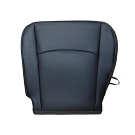 labwork Front Driver Side Bottom Black Artificial Leather Seat Cover Replacement for Ram 1500 2500 3500 Truck 2013-2018