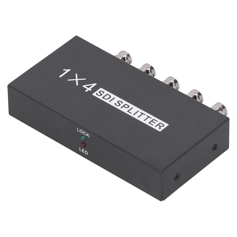 F214 SDI Splitter 1x4 1 in 4 Out Supports SD/HD/3GSDI