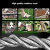 Stainless Steel Garden Hose Extender for Easy Maneuvering in Gardening