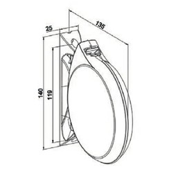 Belt Winder 12 mm for Roller Shutter G437