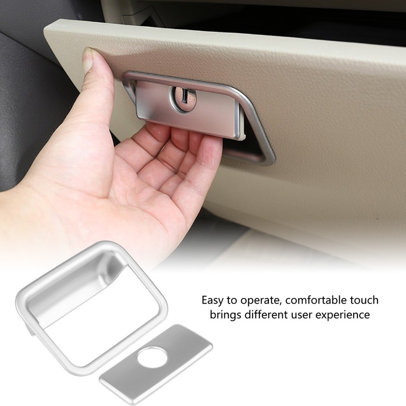 Car Glove Box Decorative Cover Trim for Toyota Land Cruiser