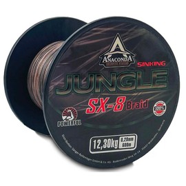 Saenger Unisex - Adult Anaconda AC Jungle SX-8 Braid Sinking 600 m 0.22 mm/13.75 kg