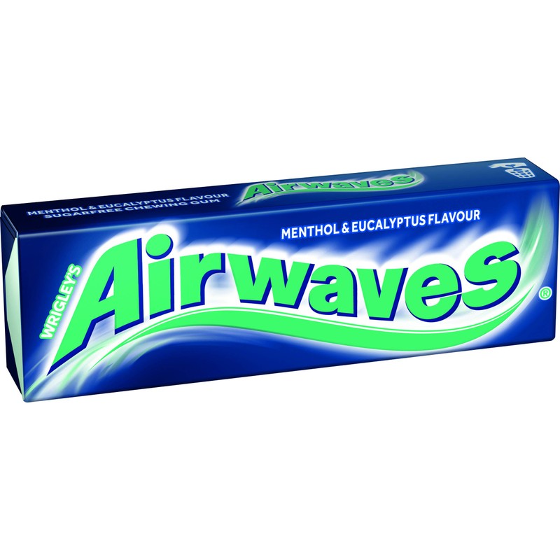 Airwaves Menthol & Eucalyptus Sugarfree Gum 10 Pellets - Pack