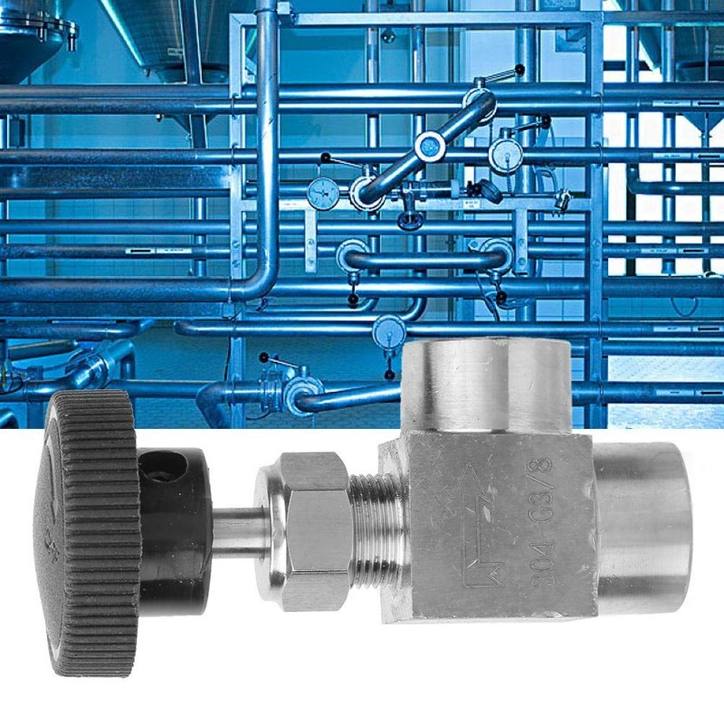 Stop Valve,Angle Valve BSPP Female Thread Needle Valve 304 Stainless