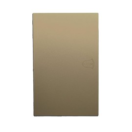 Placa Luxury APL-513 Artlite, Contacto Timbre, Policarbonato + Hierro Galvanizado, 15A, Color Oro, Materiales de Alta Calidad, Skin Feel