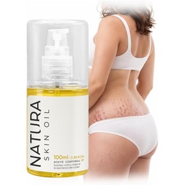 Aceite Corporal Hidratante Natura Skin Oil 100ml. Reafirma la Piel y Mejora la Apariencia de Cicatrices y Estrías Ligero y No Grasoso, Hidratación Profunda.